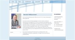 Desktop Screenshot of baumbach-unternehmensberatung.de