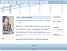 Tablet Screenshot of baumbach-unternehmensberatung.de
